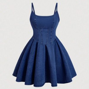 Women's sweet suspender dress new style casual cute dress